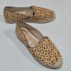 Sam Edelman Leopard Print Espadrilles Size 9M